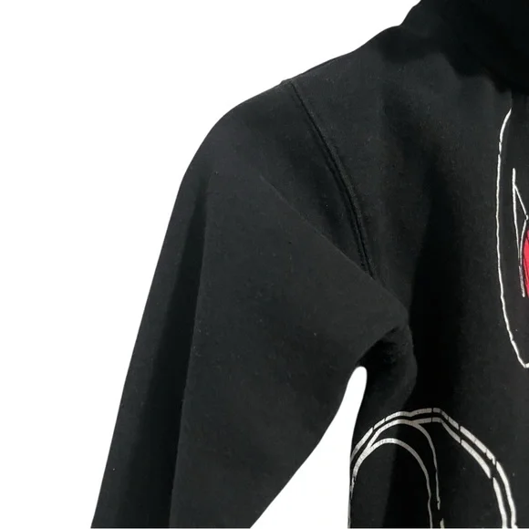 Disney Mickey Mouse Black Pullover Hoodie Sweater with Ears Boys Size M - Picture 5 of 5